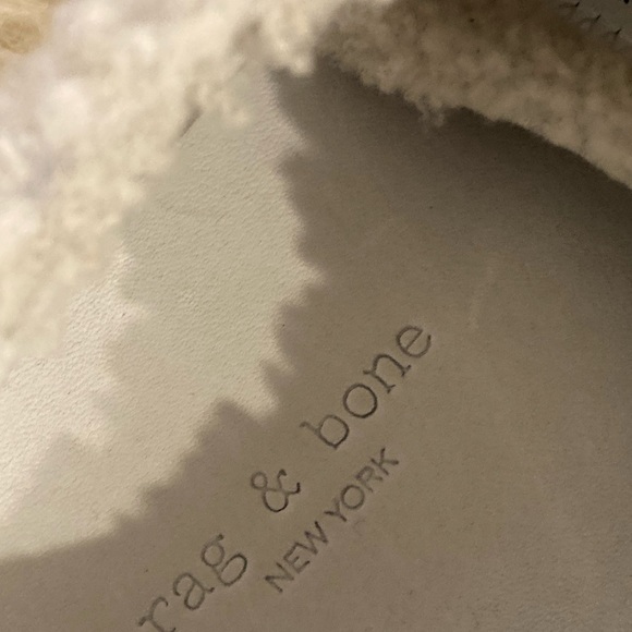 Rag and Bone | Standard Issue Shearling Fur Low-Top Sneaker. - Picture 6 of 13